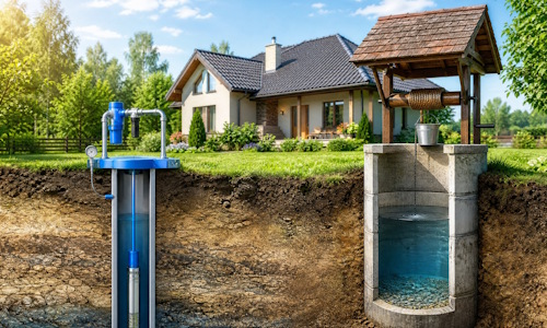 Автономное водоснабжение загородного дома Кропоткин: скважина или колодец